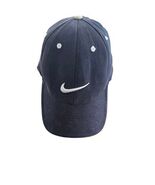 Nike Pro Classic Black Adjustable Hat White Trim Embroidered Swoosh Cap ... - $274.48 MXN