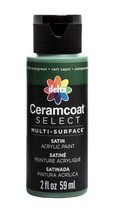 Delta Ceramcoat Select Multi-Surface Satin Paint, 04018 Evergreen, 2 Fl. Oz - £2.78 GBP