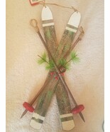 Snowshoe Decoration Red Rare Vintage looking 15 inches high upc 71928343... - $67.58 CAD