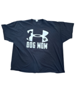 Womans sz 6XL DOG MOM Cotton Black T shirt - $492.81 MXN