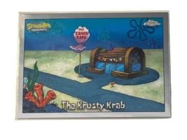 SpongeBob SquarePants Topps Chrome #45 The Krusty Krab Card – Near Mint - $5.93