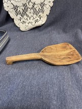Antique Mended Carved Wood Butter Paddle or Spatula 9” - $17.82