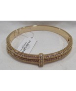 PARK LANE Prosecco Bracelet 2 1/2&quot; diameter Gold Reversible hinge closure - $221.90 CAD