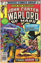John Carter Warlord of Mars Comic Book #8 Marvel Comics 1978 FINE - £3.59 GBP
