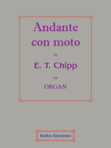 Andante con moto by Dr E. T. Chipp - £11.21 GBP