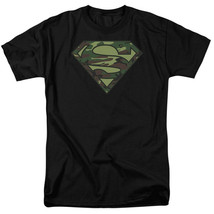 Superman Camo Symbol on Black Men&#39;s T-Shirt Multi-color - £26.36 GBP+