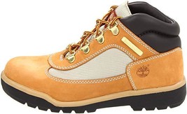 Timberland Field Lace-Up Boot Youth&#39;s/Jeunes Size 3 Colors Wheat - $74.79