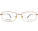 Cutter &amp; Buck Eyeglasses Frames Quail Hollow Brown Shiny Rectangular 56-... - $46.53