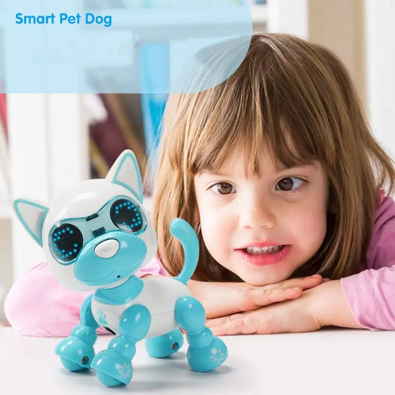 Play Interest Play&#39;s Plastic Robot Dog Toy Electric Interactive Play Party Chris - £31.13 GBP