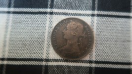 1884 Canada Bronze Cent Coin 1c Canadian Penny Victoria Ruler - $9.90