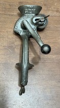 Antique 1895 The Gem Cast Iron Clamp Raisin Seeder 1895 patent date - $45.00