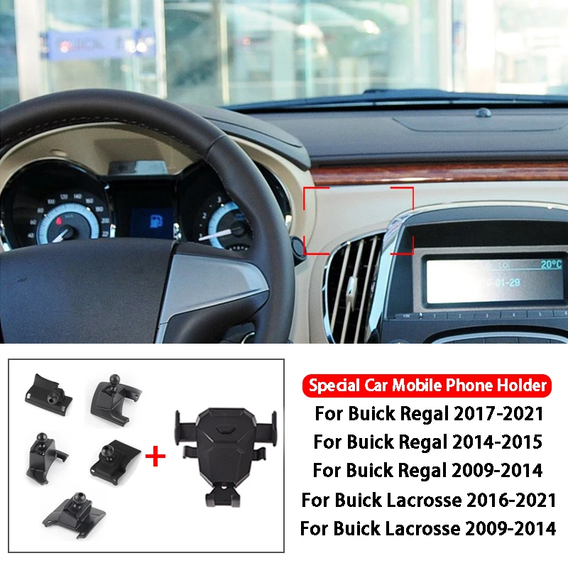 Car Air Vent Mobile Phone Holder For Buick Regal 2009-2021 Lacrosse 2009-2021 - £18.60 GBP