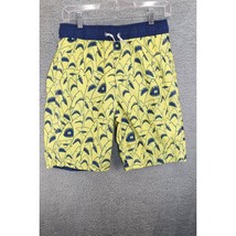 Gap Boys Board Shorts Yellow Blue Sharks Pockets Drawstring Swim Trunks XXL - £3.99 GBP