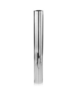 48&quot; Silver Aluminum Cylinder Table Vase - $4,523.82 MXN