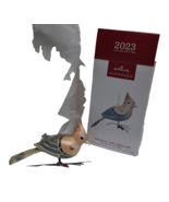 2023 Hallmark Ornament Leucistic Stellar&#39;s Jay Beauty of Birds Limited E... - $34.64