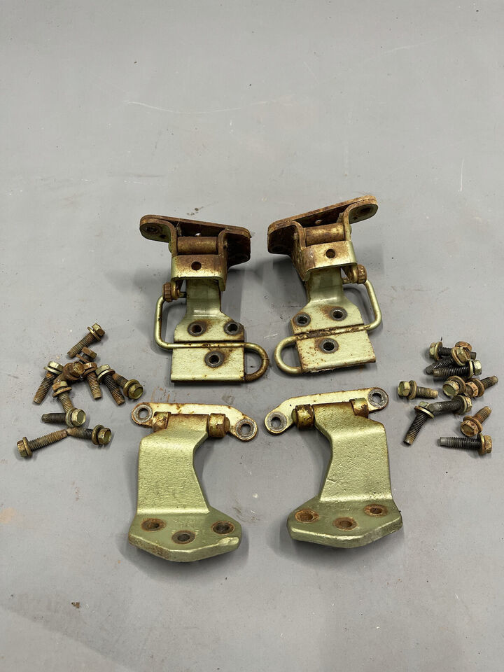 1969-1973 Dodge Monaco Chrysler 300 Imperial Door Hinges Rear Fury Polar... - $134.64