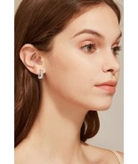 Elegant 1 Carat Moissanite 925 Sterling Silver Earrings - €108,02 EUR