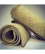 Petate Tule Rush Straw Rug Handwoven Palm Organic floor bed bedroll mat 3.5'x6' - $148.45