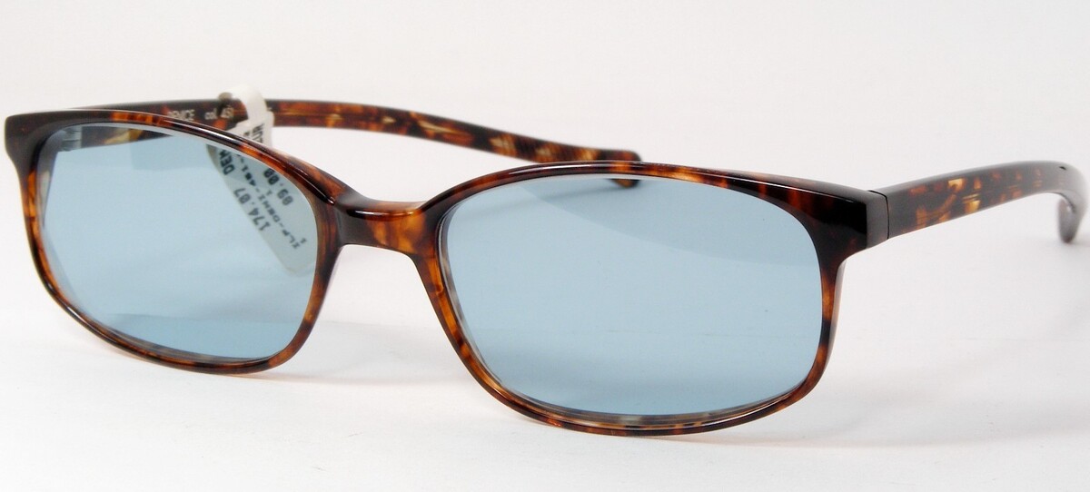 Il punto DENICE 451 Demi Marron Unique Rare Lunettes de Soleil W / Bleu ... - $66.34