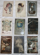 Antique Postcards Lot Of 9 Early 1900s Condition Varies #A2 - £11.62 GBP