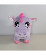 Squeezamals Unicorn Annie Plush Purple/Pink 7&quot; 3Deez Watermelon Scented ... - £9.82 GBP