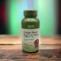 GNC Herbal Plus Grape Seed Extract 100mg 100 Capsules EXP 3/25 Vegetarian  - £15.34 GBP