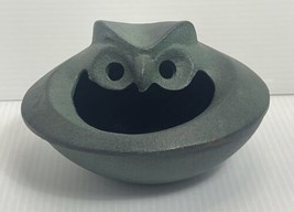 Vintage Cast Iron Owl Lidded Incense Burner  Or Ashtray, Circa 1950s Made Japan - £43.93 GBP