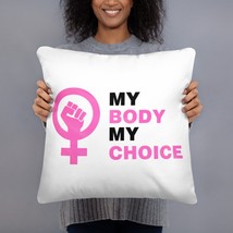 Feminist Gift, Gift For Her, Abortion Rights Pillow, Pro Choice Pillow, Feminism - £23.18 GBP