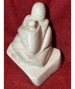 Vintage Art Sculpture Stone Carving Native American Indian Womand Child ... - $4,331.48 MXN