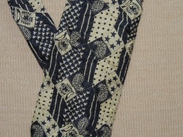 Tommy Hilfiger USA Neck Tie/Necktie Silk blue beige 57&quot;x3.75&quot;+ textured ... - $18.36 CAD