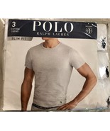 Polo Ralph Lauren Slim Fit Crew Neck Undershirts 3-Pack - $703.51 MXN