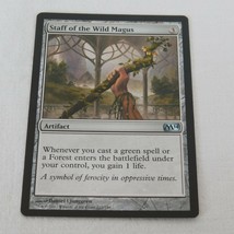 Staff of the Wild Magus MTG 2013 Artifact 223/249 Magic 2014 Uncommon Card - £1.17 GBP