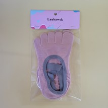 Laubawck Yoga socks Anti-slip Grip and Cross Straps - Breathable Cotton - $28.99