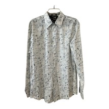 Murano Men’s Long Sleeve Button Down Shirt – Size L – Abstract Floral Print - $391.27 MXN