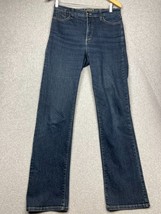 NYDJ Dark Wash Med Rise Straight LEg Curvy Denim Jeans Wmns Sz 8 Classic  - £22.63 GBP