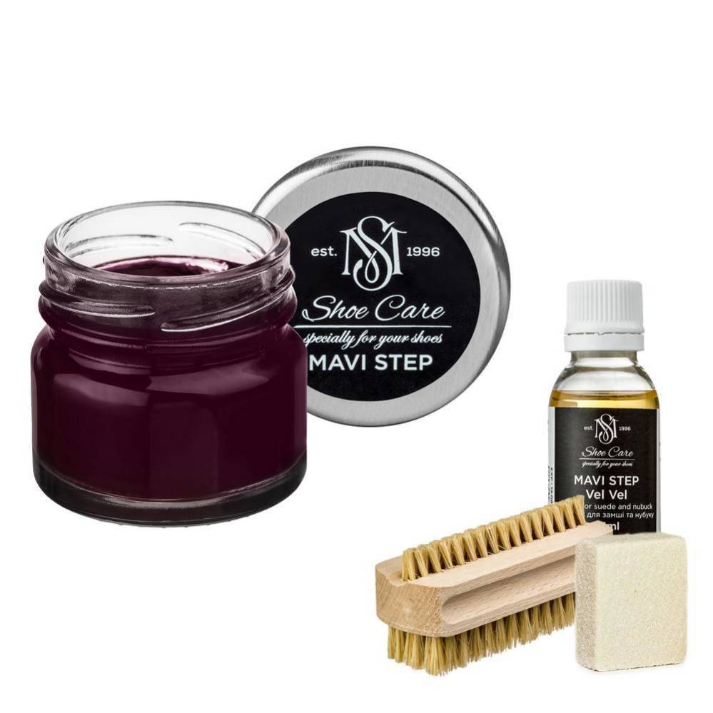 MAVI STEP Aurora Suede and Nubuck Shoe Care Kit - 154 Eggplant - $34.99