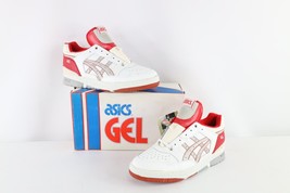 NOS Vtg 90s Asics Mens 13 Spell Out Gel Extreme Sneakers Shoes White Red... - £77.58 GBP