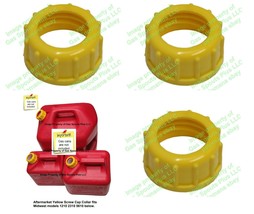 3 (Three) Aftermarket Yellow MIDWEST Screw Cap Collars Heavy Duty 1210 2... - $16.14