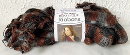 Red Heart Boutique Ribbons Metallic Yarn - 1 Skein Color Marble #1939 - £5.94 GBP