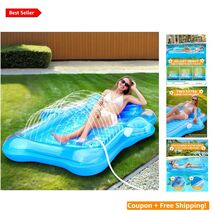 5-in-1 Inflatable Float with Automatic Spray for Sunbathing Bliss - $66.28