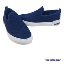 Marc Fisher Deyla Slip On Sneakers Blue Logo Heel Size 8M - £15.98 GBP