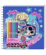 L.O.L Surprise 9 Pieces Complete Color Sketchbook Set for Girls - $171.15 MXN