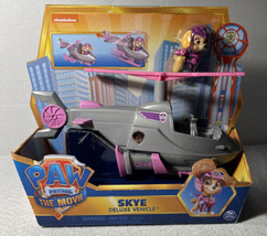 Paw Patrol The Movie Skye Deluxe Vehicle with Pup Figure Toy Nickelodeon-
sho... - £11.86 GBP
