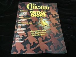 Chicago Magazine November 1986 Critic&#39;s Choice Restaurant Guide - $13.00