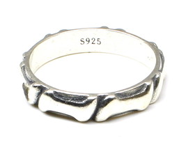 Solid Stil 925 Sterlingsilber Ring Schlicht Unisex Band 17/57 Nr. Größen - £22.93 GBP
