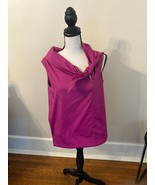 Theory Woman’s Medium Sleeveless Pink Silk Blouse 081209 NWT Size S - $820.99 MXN