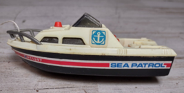 Vintage Tomy Sea Patrol Speed Boat Wind Up Toy 1978 Taiwan *MISSING MOTOR* - $6.35