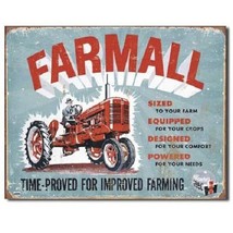 Farmall IH International Harvester Tractor Farm Vintage Model A Metal Ti... - £17.11 GBP