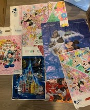 Six Tokyo Disney Resort Plastic Shopping Bags - £15.65 GBP