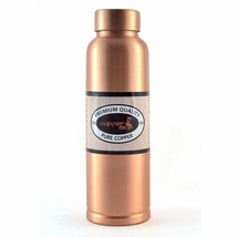Copper Man Pure Copper Plain Joint Free Water Bottle Helps Weight Loss, 900ml - £27.29 GBP